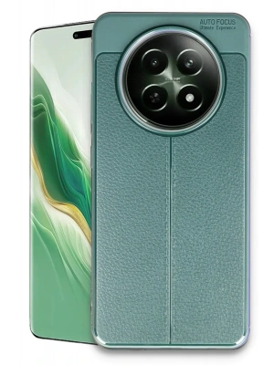 Newface Realme 12 5G Kılıf Auto Focus Kapak - Koyu Yeşil