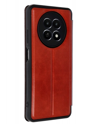 Newface Realme 12 5G Kılıf Flip Cover - Kırmızı