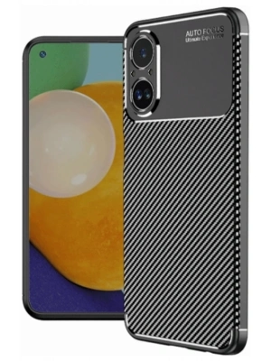 Newface Realme 12 Lite Kılıf Auto Focus Karbon Kapak - Siyah