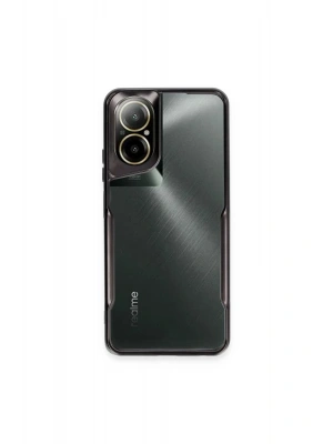 Newface Realme 12 Lite Kılıf Boyi Silikon Kapak - Siyah