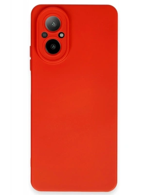 Newface Realme 12 Lite Kılıf Nano içi Kadife Silikon - Kırmızı
