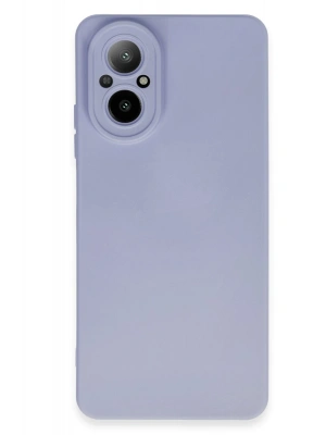 Newface Realme 12 Lite Kılıf Nano içi Kadife Silikon - Lila