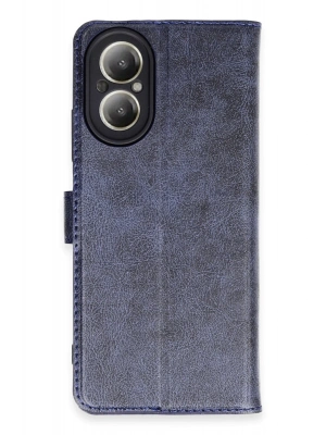 Newface Realme 12 Lite Kılıf Trend S Plus Kapaklı Kılıf - Lacivert