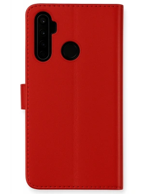 Newface Realme 6i Kılıf Trend S Plus Kapaklı Kılıf - Kırmızı