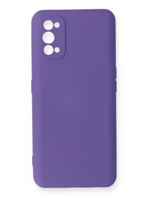 Newface Realme 7 Pro Kılıf Nano içi Kadife Silikon - Mor