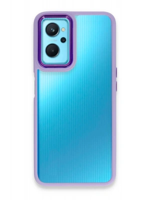 Newface Realme 9i 4G Kılıf Dora Kapak - Lila