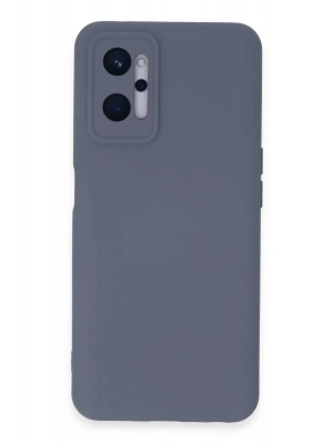 Newface Realme 9i 4G Kılıf Nano içi Kadife Silikon - Gri