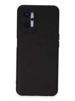 Newface Realme 9i 4G Kılıf Nano içi Kadife Silikon - Siyah
