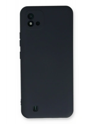 Newface Realme C11 2021 Kılıf Nano içi Kadife Silikon - Lacivert