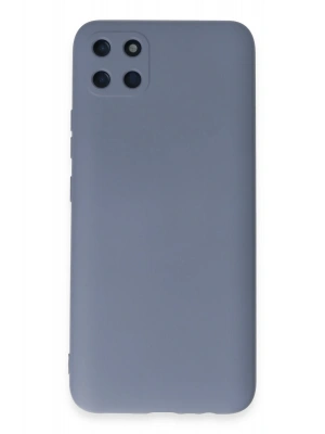 Newface Realme C11 Kılıf Nano içi Kadife Silikon - Gri