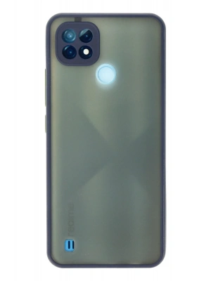 Newface Realme C21 Kılıf Montreal Silikon Kapak - Lacivert