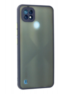 Newface Realme C21 Kılıf Montreal Silikon Kapak - Lacivert