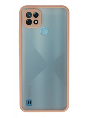 Newface Realme C21 Kılıf Montreal Silikon Kapak - Pembe