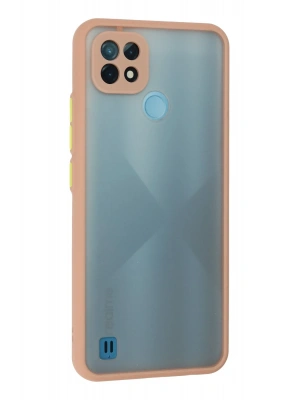 Newface Realme C21 Kılıf Montreal Silikon Kapak - Pembe
