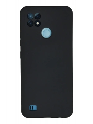 Newface Realme C21 Kılıf Nano içi Kadife Silikon - Lacivert