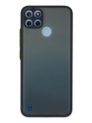 Newface Realme C21Y Kılıf Montreal Silikon Kapak - Lacivert