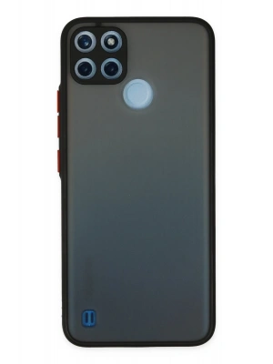 Newface Realme C21Y Kılıf Montreal Silikon Kapak - Siyah