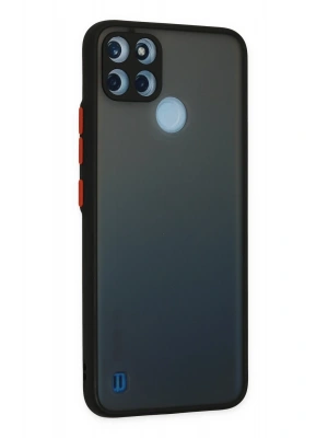 Newface Realme C21Y Kılıf Montreal Silikon Kapak - Siyah