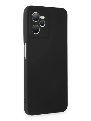 Newface Realme C35 Kılıf First Silikon - Siyah