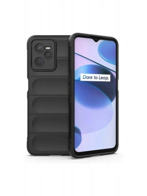 Newface Realme C35 Kılıf Optimum Silikon - Siyah