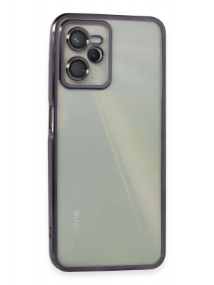 Newface Realme C35 Kılıf Razer Lensli Silikon - Mor