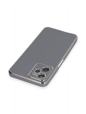 Newface Realme C35 Kılıf Volet Silikon - Mavi