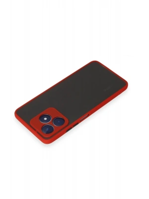 Newface Realme C53 Kılıf Montreal Silikon Kapak - Kırmızı