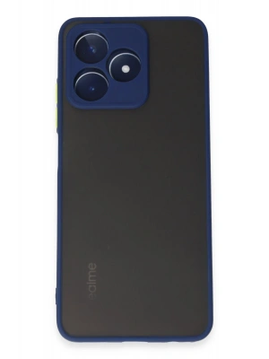 Newface Realme C53 Kılıf Montreal Silikon Kapak - Lacivert