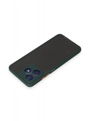 Newface Realme C53 Kılıf Montreal Silikon Kapak - Yeşil