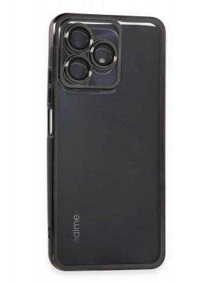 Newface Realme C53 Kılıf Razer Lensli Silikon - Siyah