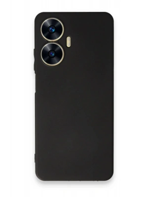 Newface Realme C55 Kılıf First Silikon - Siyah
