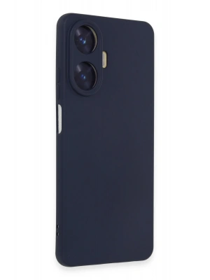 Newface Realme C55 Kılıf Nano içi Kadife Silikon - Mor