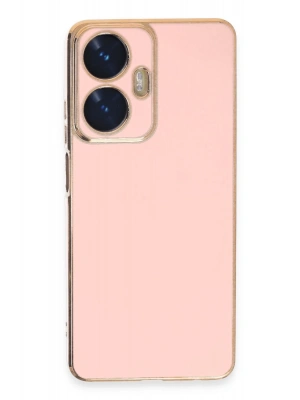 Newface Realme C55 Kılıf Volet Silikon - Pembe