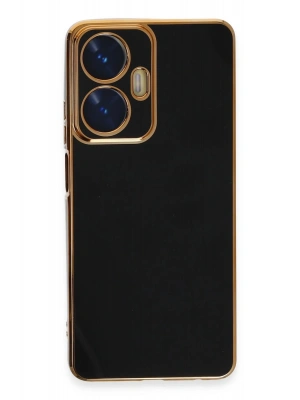 Newface Realme C55 Kılıf Volet Silikon - Siyah