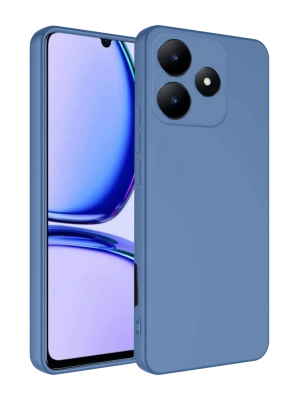 Newface Realme C61 Kılıf First Silikon - Mavi