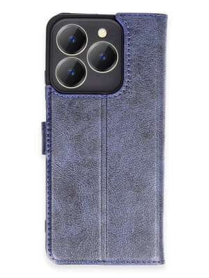 Newface Realme C63 Kılıf Trend S Plus Kapaklı Kılıf - Lacivert