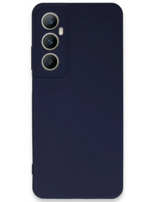 Newface Realme C65 Kılıf First Silikon - Lacivert