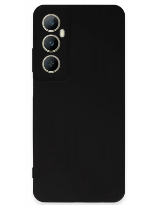 Newface Realme C65 Kılıf First Silikon - Siyah