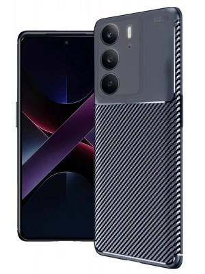 Newface Realme C75 4G Auto Focus Karbon Kapak - Lacivert