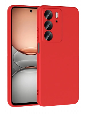 Newface Realme C75 4G First Silikon - Kırmızı