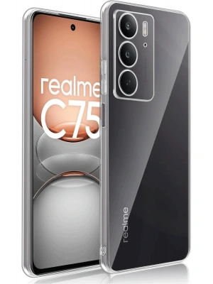 Newface Realme C75 Kılıf Lüx Şeffaf Silikon