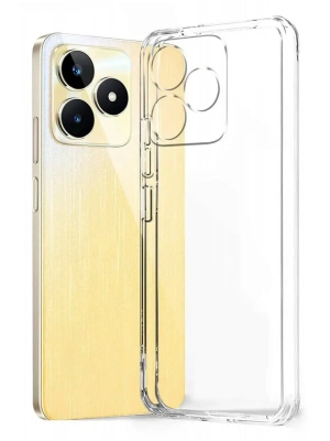 Newface Realme Note 50 4G Kılıf Lüx Şeffaf Silikon