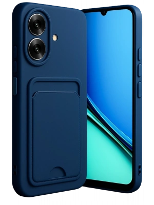 Newface Realme Note 60 Kelvin Kartvizitli Silikon - Lacivert