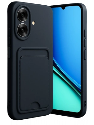 Newface Realme Note 60 Kelvin Kartvizitli Silikon - Siyah