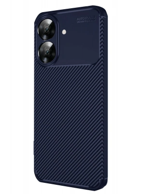 Newface Realme Note 60 Kılıf Auto Focus Karbon Kapak - Lacivert