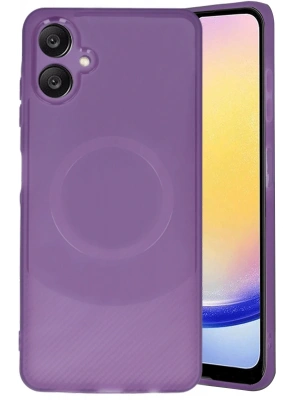 Newface Samsung A06 Kılıf Maya Karbon Kapak - Mürdüm