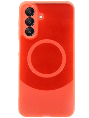 Newface Samsung A16 5G Kılıf Maya Karbon Kapak - Kırmızı