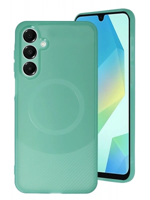 Newface Samsung A16 5G Kılıf Maya Karbon Kapak - Koyu Yeşil