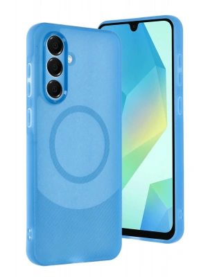 Newface Samsung A16 5G Kılıf Maya Karbon Kapak - Mavi