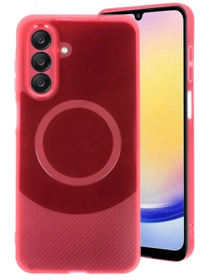 Newface Samsung A26 Kılıf Maya Karbon Kapak - Bordo